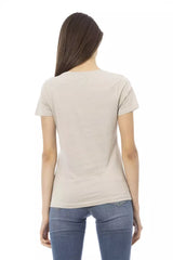 Trussardi Action Beige Cotton Women T-Shirt -   -  Trussardi Action.