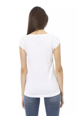 Trussardi Action White Cotton Women T-Shirt -   -  Trussardi Action.