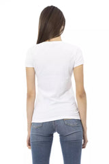 Trussardi Action White Cotton Women T-Shirt -   -  Trussardi Action.
