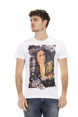 Trussardi Action White Cotton Men T-Shirt -   -  Trussardi Action.
