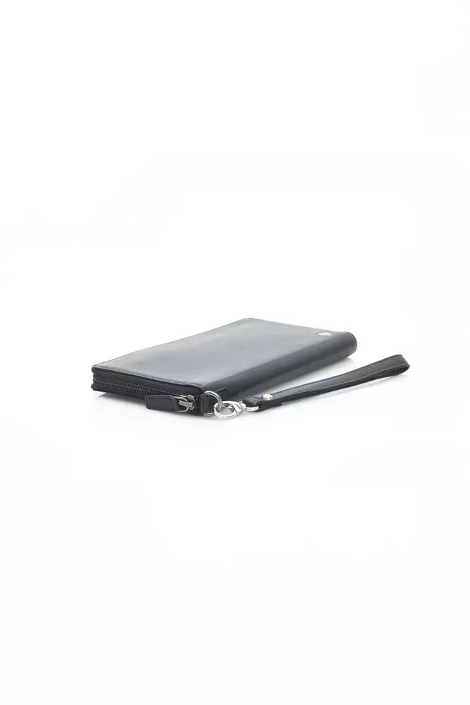 Automobili Lamborghini Black Calfskin Men Wallet -  Leather Wallet for Men -  Automobili Lamborghini.