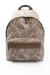 Cerruti 1881 Brown Leather Men Backpack -   -  Cerruti 1881.