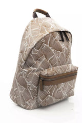 Cerruti 1881 Brown Leather Men Backpack -   -  Cerruti 1881.