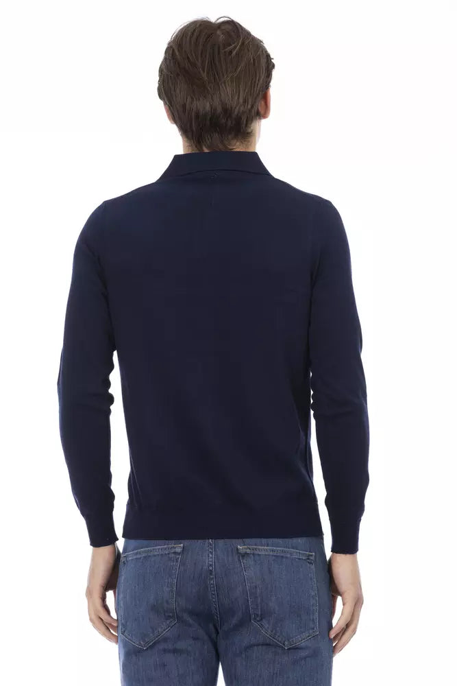 Baldinini Trend Blue Cotton Men Shirt -   -  Baldinini Trend.