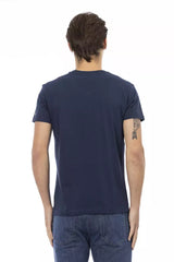 Trussardi Action Blue Cotton Men T-Shirt -   -  Trussardi Action.