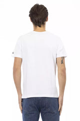 Trussardi Action White Cotton Men T-Shirt -   -  Trussardi Action.