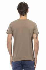 Trussardi Action Brown Cotton Men T-Shirt -   -  Trussardi Action.