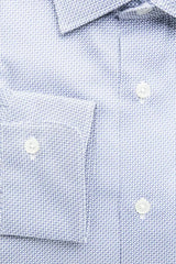 Robert Friedman Light Blue Cotton Men Shirt -   -  Robert Friedman.