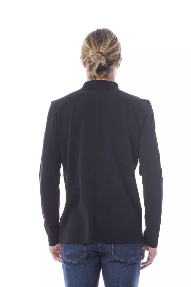 Verri Black Cotton Men Polo Shirt -   -  Verri.