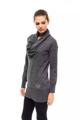 Montana Blu Gray Wool Women Sweater -   -  Montana Blu.