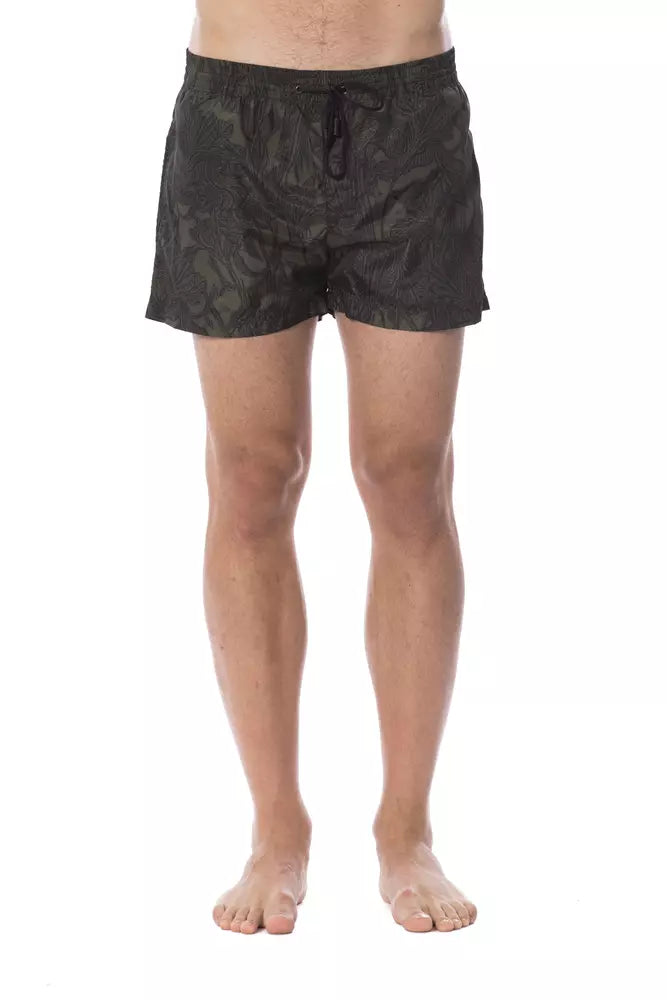 Roberto Cavalli Sport Army Polyester Men Swimwear -   -  Roberto Cavalli Sport.