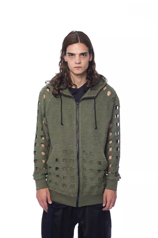 Nicolo Tonetto Army Cotton Men Sweater -   -  Nicolo Tonetto.