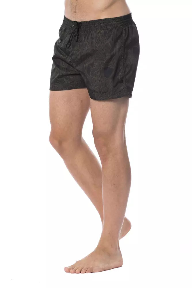 Roberto Cavalli Sport Army Polyester Men Swimwear -   -  Roberto Cavalli Sport.