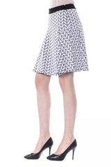 BYBLOS Black Marabou Women Skirt -   -  BYBLOS.