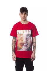 Nicolo Tonetto Red Cotton Men T-Shirt -   -  Nicolo Tonetto.