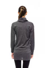 Montana Blu Gray Wool Women Sweater -   -  Montana Blu.