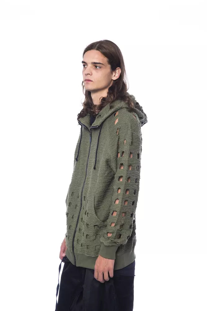 Nicolo Tonetto Army Cotton Men Sweater -   -  Nicolo Tonetto.