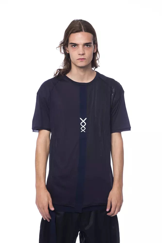 Nicolo Tonetto Blue Cotton Men T-Shirt -   -  Nicolo Tonetto.