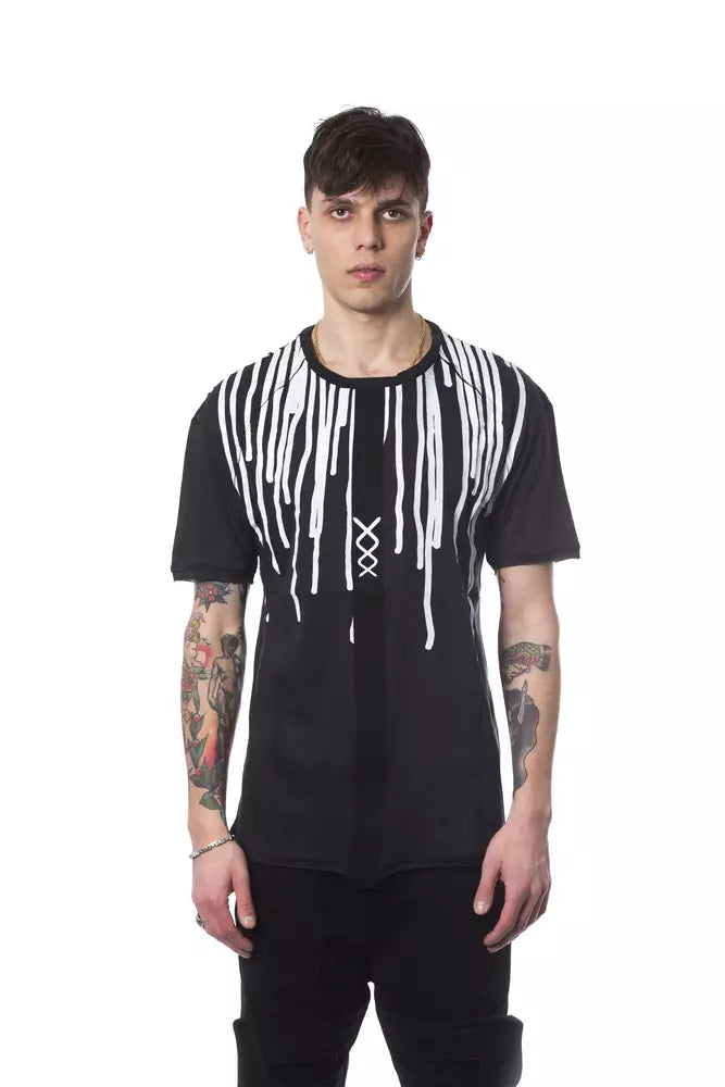 Nicolo Tonetto Black Cotton Men T-Shirt -   -  Nicolo Tonetto.