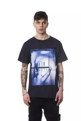 Nicolo Tonetto Blue Cotton Men T-Shirt -   -  Nicolo Tonetto.