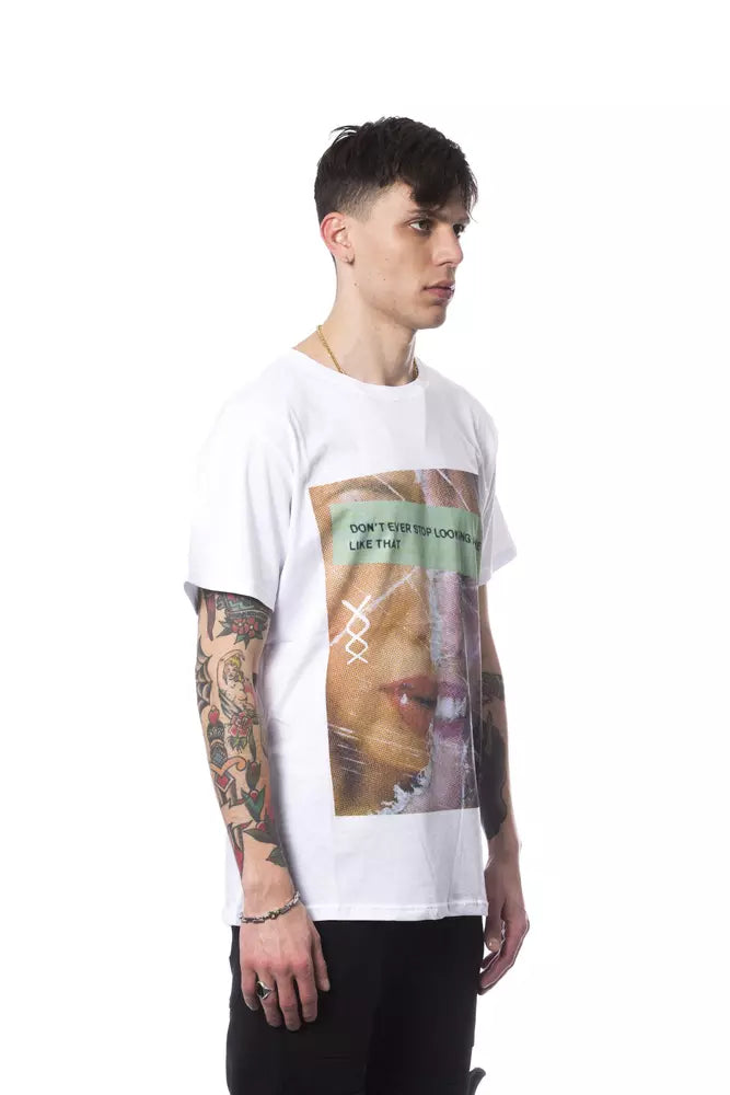 Nicolo Tonetto White Cotton Men T-Shirt -   -  Nicolo Tonetto.