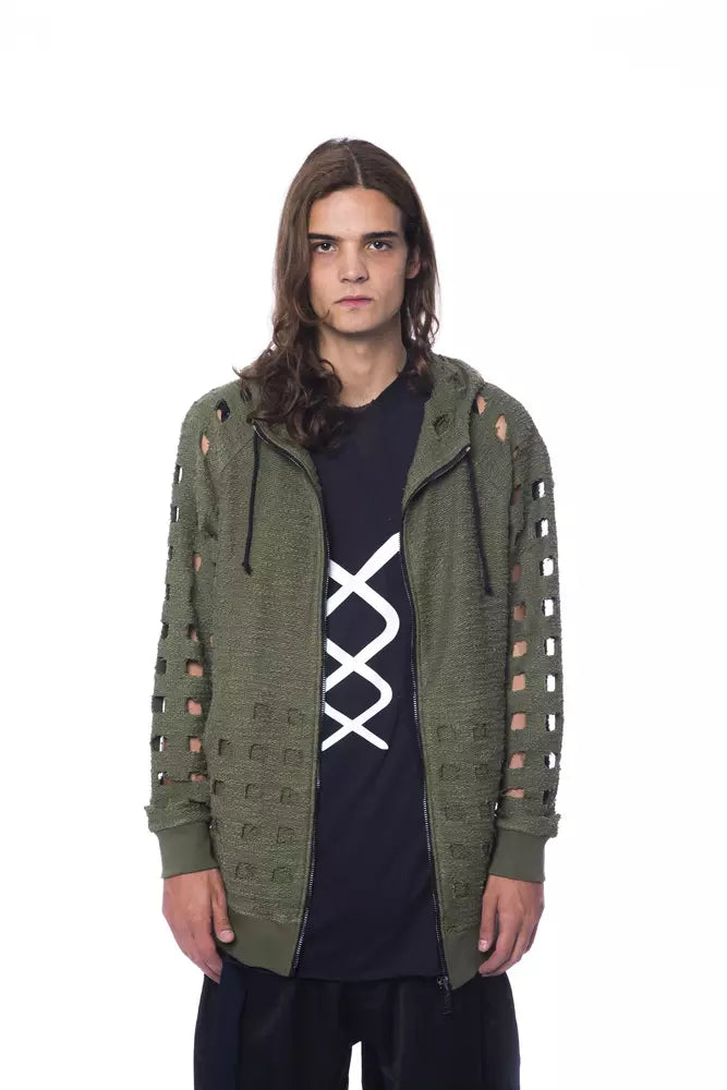 Nicolo Tonetto Army Cotton Men Sweater -   -  Nicolo Tonetto.