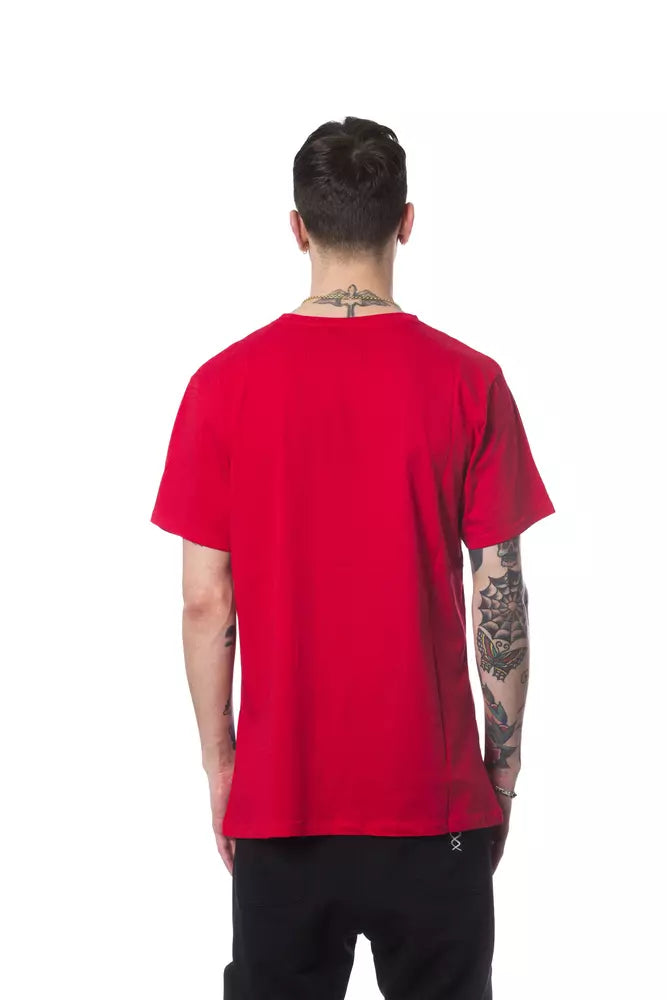 Nicolo Tonetto Red Cotton Men T-Shirt -   -  Nicolo Tonetto.