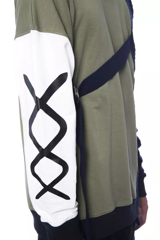 Nicolo Tonetto Army Cotton Men Sweater -   -  Nicolo Tonetto.
