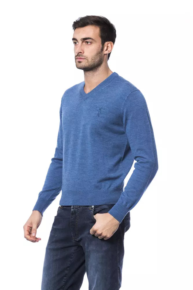 Billionaire Italian Couture Embroidered Merino Wool Crew Neck Sweater -   -  Billionaire Italian Couture.