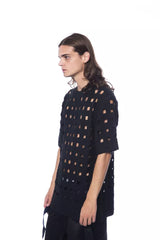 Nicolo Tonetto Black Cotton Men T-Shirt -   -  Nicolo Tonetto.