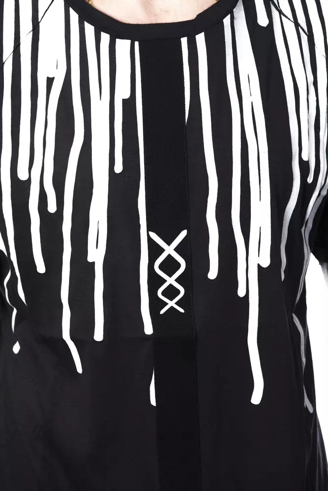 Nicolo Tonetto Black Cotton Men T-Shirt -   -  Nicolo Tonetto.