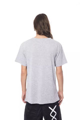 Nicolo Tonetto Gray Cotton Men T-Shirt -   -  Nicolo Tonetto.
