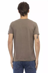 Trussardi Action Brown Cotton Men T-Shirt -   -  Trussardi Action.