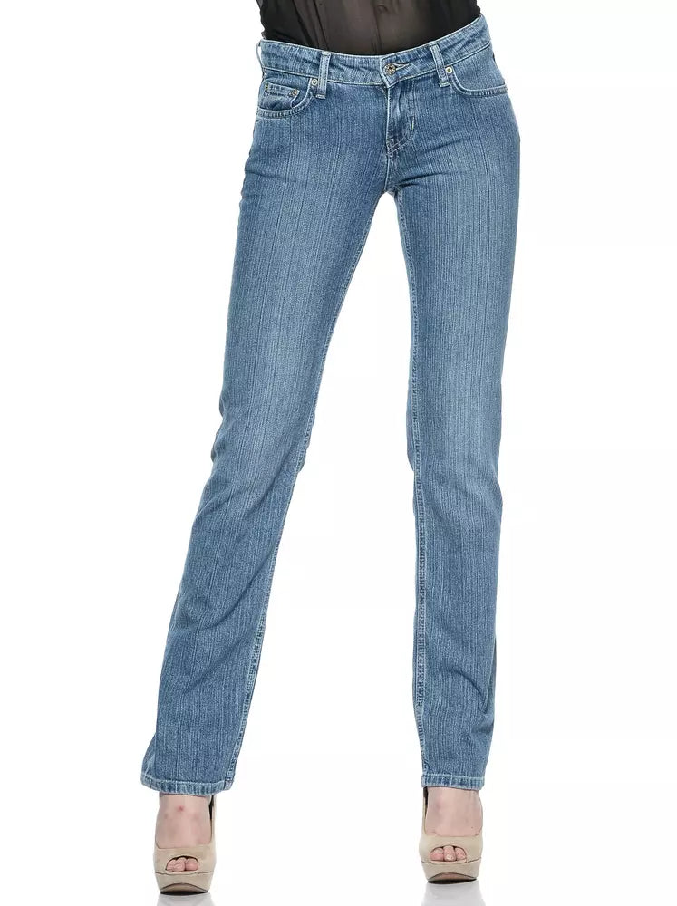 Ungaro Fever Light Blue Cotton Women Jean -   -  Ungaro Fever.