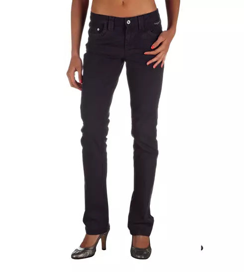 Ungaro Fever - Chic Regular Fit Straight Leg Cotton Pants - Blue