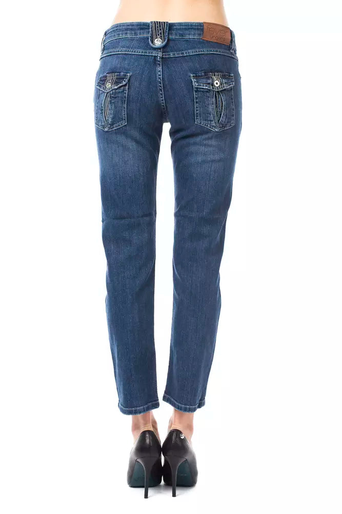 Ungaro Fever Light Blue Cotton Women Jeans -   -  Ungaro Fever.