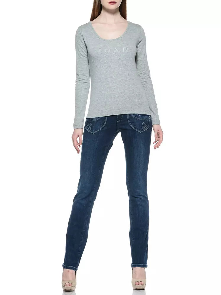 Ungaro Fever Blue Cotton Women Jeans -   -  Ungaro Fever.