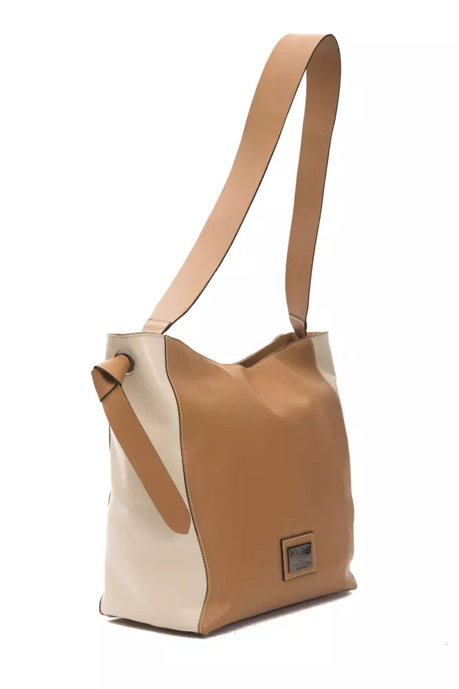 Pompei Donatella Brown Leather Women Shoulder Bag -  Luxury Shoulder Bag for Women -  Pompei Donatella.