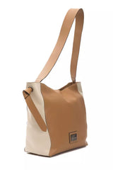 Pompei Donatella Brown Leather Women Shoulder Bag -  Luxury Shoulder Bag for Women -  Pompei Donatella.