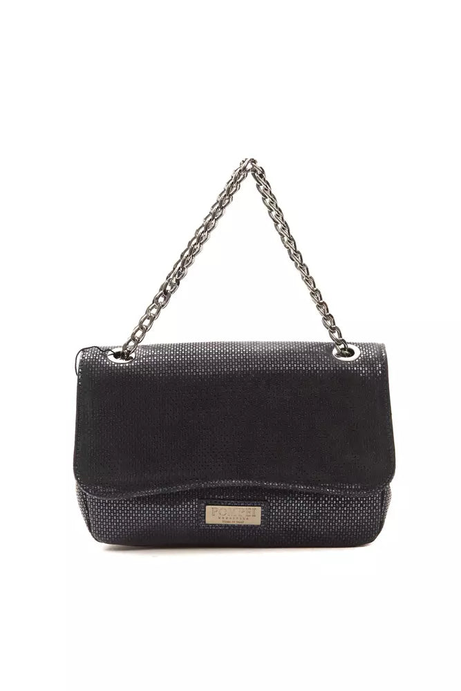 Pompei Donatella Blue Leather Women Crossbody Bag -  Luxury Cross Body Bag for Women -  Pompei Donatella.