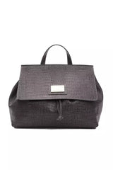 Pompei Donatella Gray Leather Women Shoulder Bag -   -  Pompei Donatella.