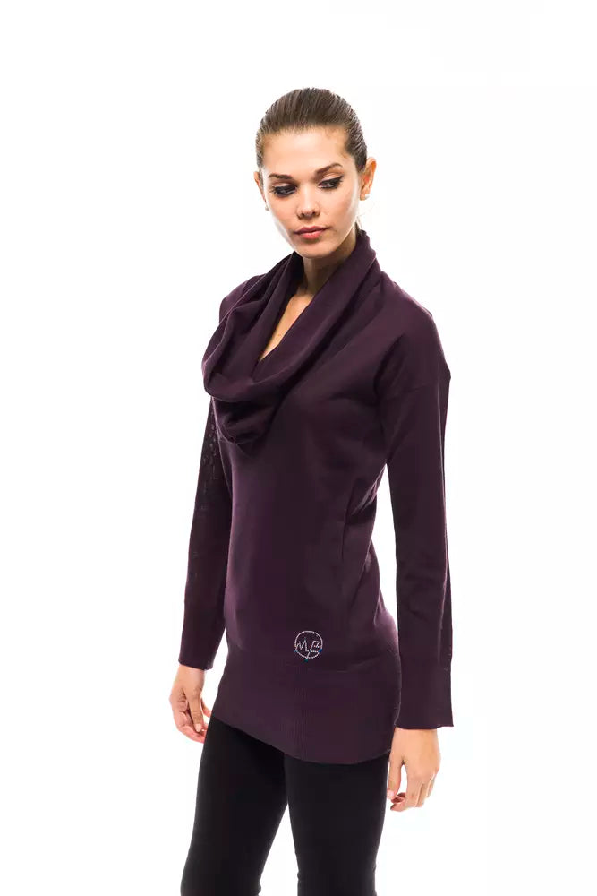 Montana Blu Purple Wool Women Sweater -   -  Montana Blu.