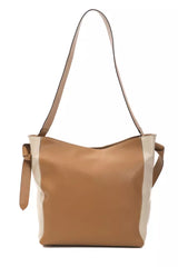 Pompei Donatella Brown Leather Women Shoulder Bag -  Luxury Shoulder Bag for Women -  Pompei Donatella.