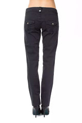 Ungaro Fever Blue Cotton Women Pants -   -  Ungaro Fever.