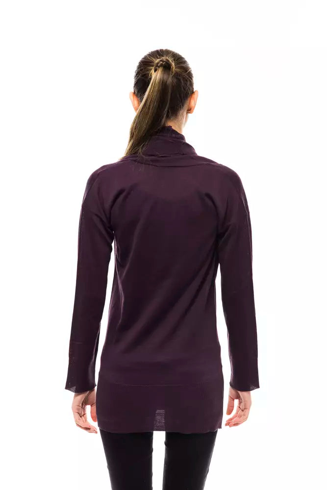Montana Blu Purple Wool Women Sweater -   -  Montana Blu.