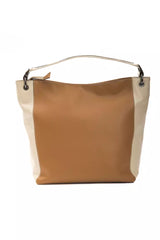 Pompei Donatella Brown Leather Women Shoulder Bag -  Luxury Shoulder Bag for Women -  Pompei Donatella.