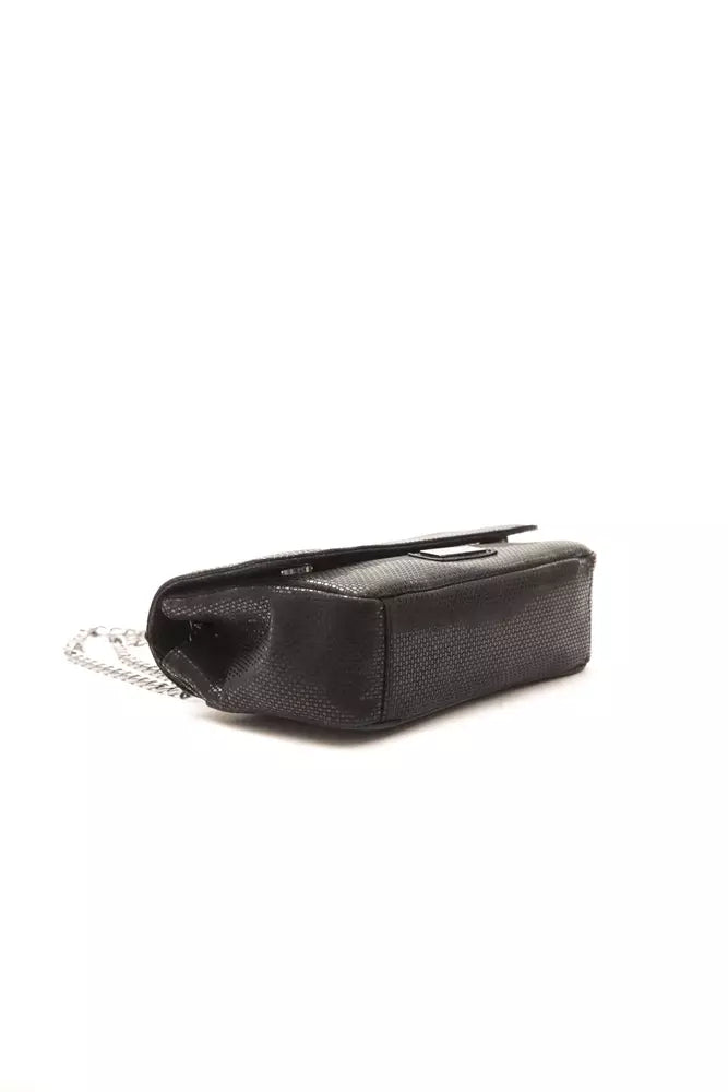 Pompei Donatella Black Leather Women Crossbody Bag -  Luxury Cross Body Bag for Women -  Pompei Donatella.