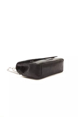 Pompei Donatella Black Leather Women Crossbody Bag -  Luxury Cross Body Bag for Women -  Pompei Donatella.