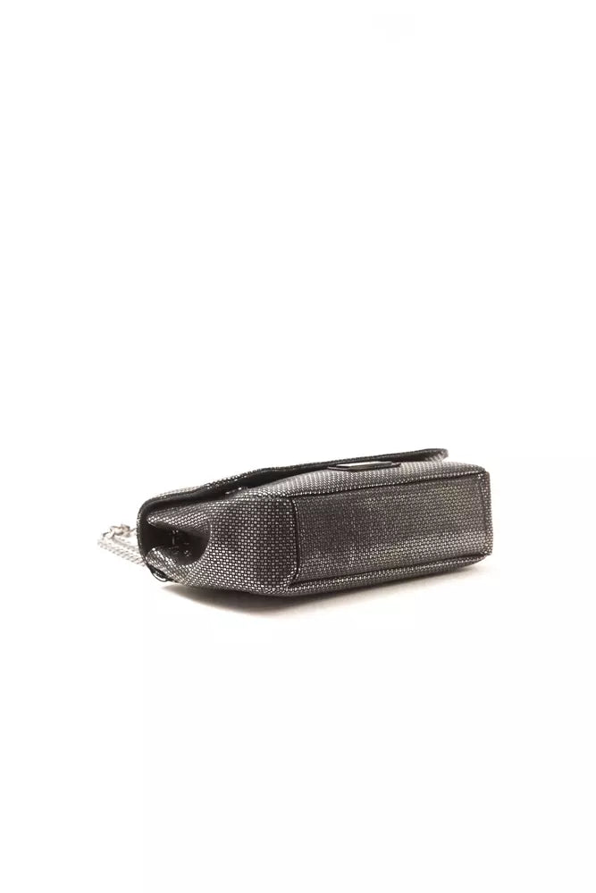 Pompei Donatella Gray Leather Women Crossbody Bag -  Luxury Cross Body Bag for Women -  Pompei Donatella.