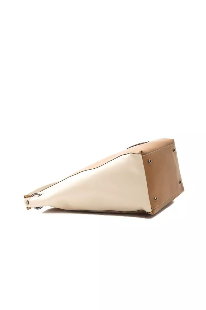 Pompei Donatella Brown Leather Women Shoulder Bag -  Luxury Shoulder Bag for Women -  Pompei Donatella.